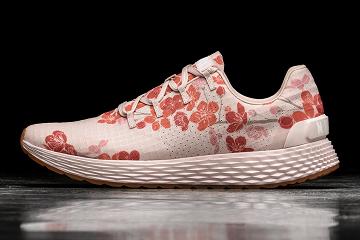 Pink Nobull Blush Cherry Blossom Ripstop Runner Women's Running Shoes | CA H1698A